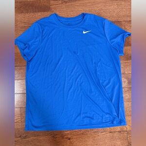 Nike Men’s Short Sleeve Athletic Tee - Royal Blue with White Swoosh